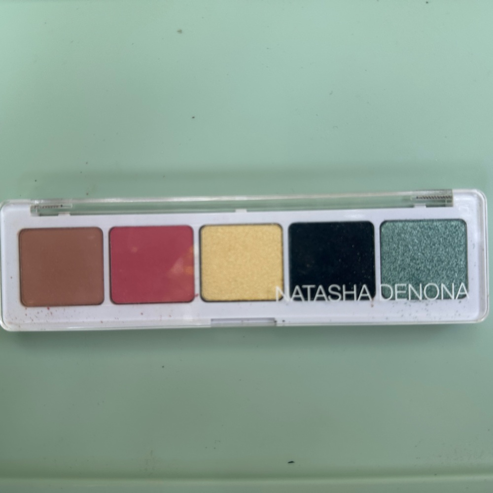 *NEW* Natasha Denona Eyeshadow Palette - Brown, Pink, Yellow, Black, Green